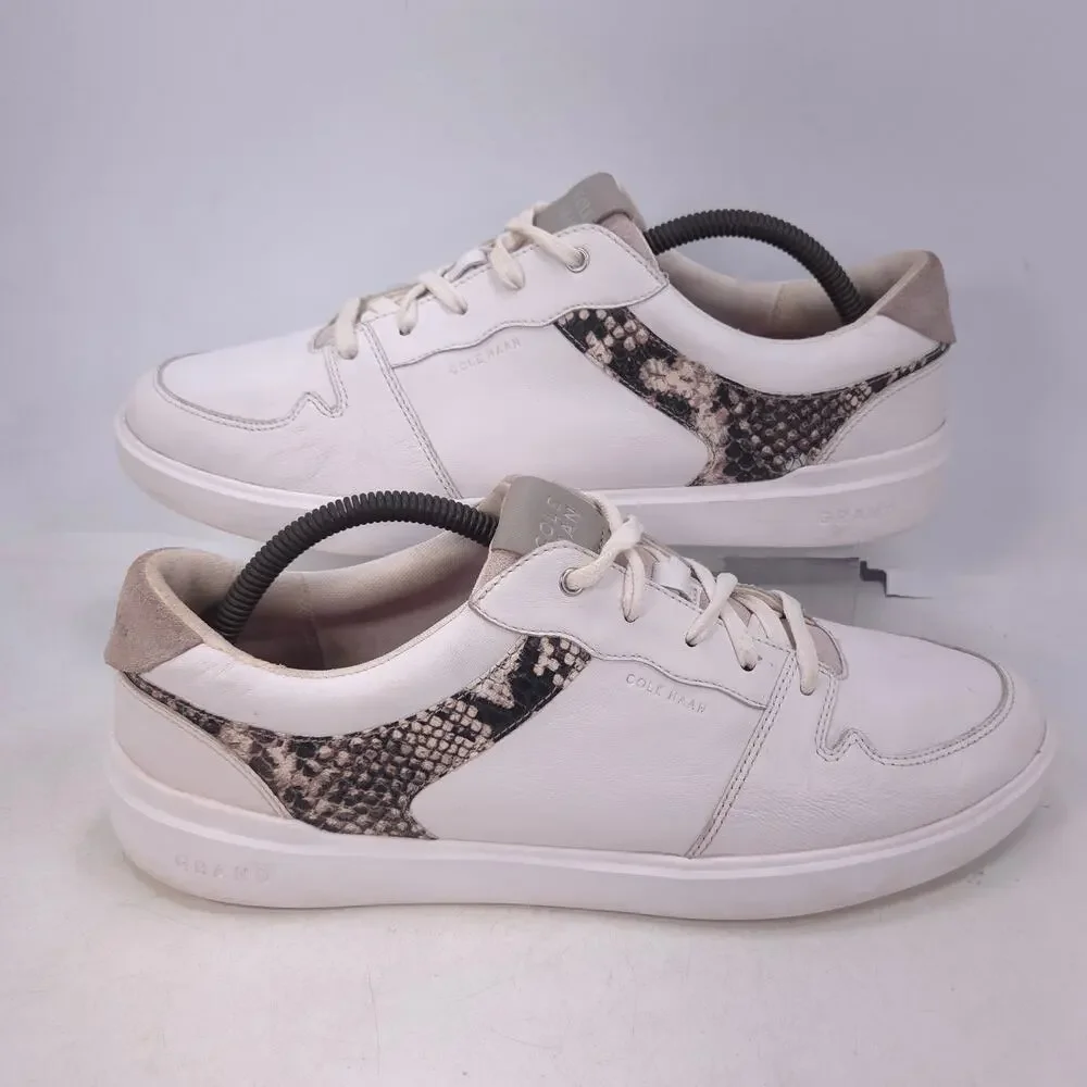 Cole Haan Grand Crosscourt Lace Up Tennis Shoe Womens Size 11 W25206 White